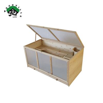 China Factory sale good quality various natural wooden hamster cage for sale