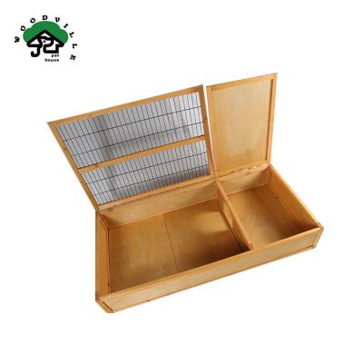 China Breathable Turtles Houses Hot Sale Chinese Fir Design Wooden Turtle Cage House for sale