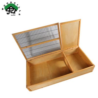 China Wholesale Breathable Goods Using Small Anima House Wooden Tortoise Wooden Cage for sale