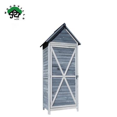 China Easily Assembled 2022 High Quality Cheap Custom Wood Storage Outdoor Wood Sheds for sale