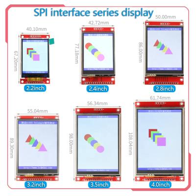 China Electronic Hardware SPI Serial Port Serial Touch Screen 2.2/2.4/2.8/3.2/3.5/4.0 Inch TFT LCD Screen Module Screenfor STM32 Development Board for sale