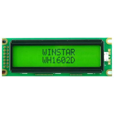 China 1602 Winstar WH1602D 16x2 LCD Module , Character LCD Display 16x2 2.26 Inch for sale