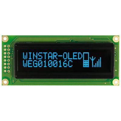 China 10016 Oled Winstar 10016C 2.4inch OLED Graphic Display Module With 5V Power Supply 100x16 2.4