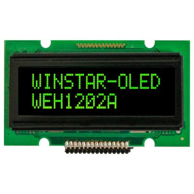 China 1202 Winstar 1202A 1.6 Inch OLED Character Display Top Selling Module With 5Vpower Supply 12x2 1.6