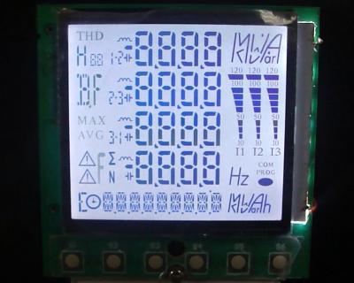 China Custom fstn led electric backlight lcd display module for heating supply panel 4