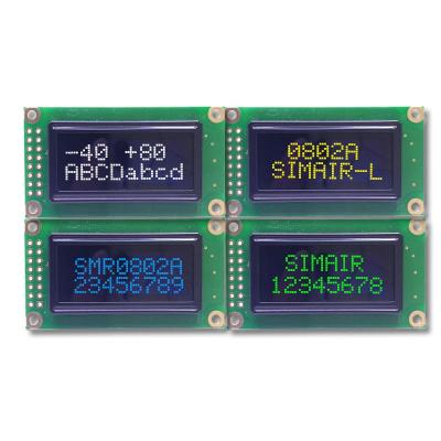 China Real OLED 5V 3V 58*WS0010 LCM Parallel Panel Screen Serial 0802 802 8X2 SPI Character 0802 802 8X2 LCD Module Display 1.2