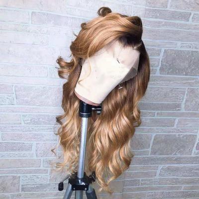 China Body Wave Glueless Body Wave Lace Up Hair Wigs For Women Brazilian Remy Hair Pre Plucked Bleached Knots Colored Wigs for sale