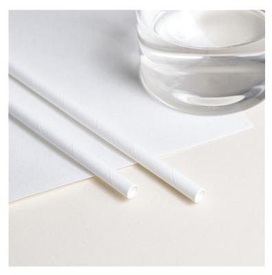 China Waterproof Top 2021 Selling Biodegradable Paper Drinking Straw , Color Customized Disposable Paper Straw for sale