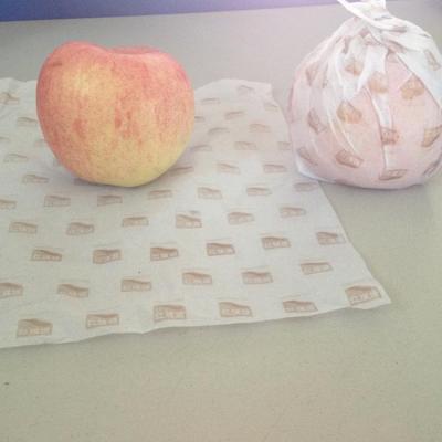 China Recycled Materials 2021 New Products Custom Design Logo Printing Cheap Translucent Fruit Wrapping Paper for sale