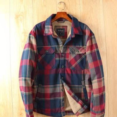 China Wholesale Vintage Mens Shirts Heavywight Flannel Shirt Cotton Flannel Fleece 100% Flannel Shirt Jacket for sale