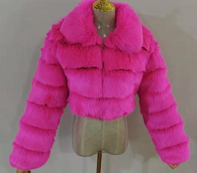 China Viable Women's Extra Large Shearling Coat Faux Fur Bubble Coats Jackets Winter Warm Short Coat Women for sale