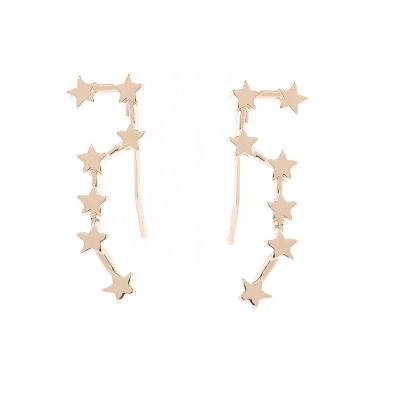 China New Romantic Design S925 Sterling Silver Big Dipper Earrings Korea Jewelry For Women 2021Wedding Birthday Festival 21524 Earrings for sale