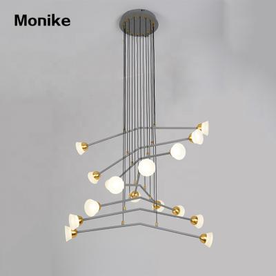 China Minimalist 16 Heads Decoration Bedroom Restaurant Living Room Led Chandelier Hanging Light for sale