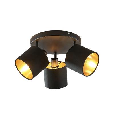 China High Quality Modern Decoration Living Room LED Lamp Roof Surface Mounted Black Ceiling Light for sale