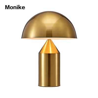 China Post modern style E14 style living room modern bedroom decoration brass color hotel led Table light for sale