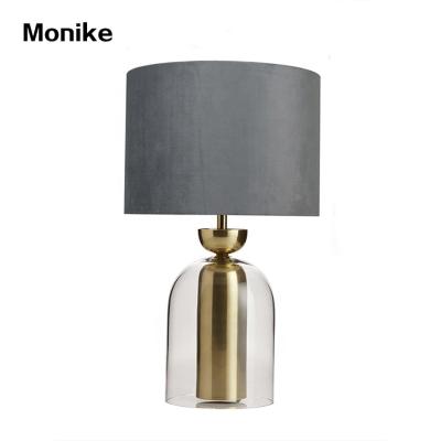 China The post-modern wholesale prices the hotel decoration E27 7W 9W modern indoor home LED glass Table lamp for sale