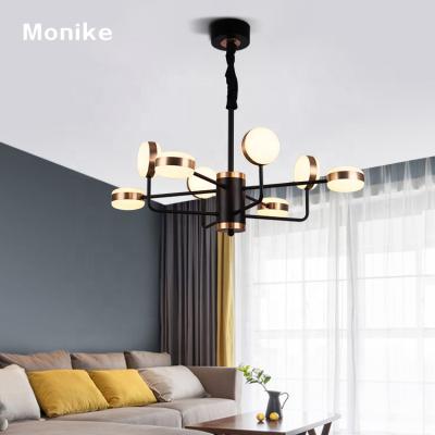 China Nordic Style High Quality Hanging Decoration 64W Study Room Lamp Acrylic LED Bar Pendant Light for sale