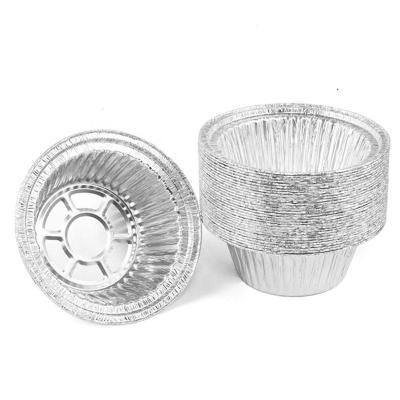 China Disposable Aluminum Foil Tin Foil Bowl Takeaway Container Full Deep Round Food Clay Pot Rice Foil Pans Baking Takeaway With Lid for sale