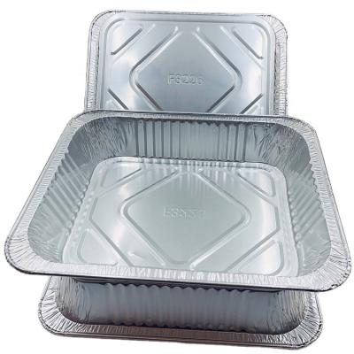 China Kitchen Supplies Factory Direct Selling Kitchen Supplies Food Grade Tray Aluminum Foil Containers for sale