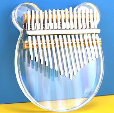 China Popular Clear Cute Crystal Acrylic Kalimba 17 Inch Master Piano for sale