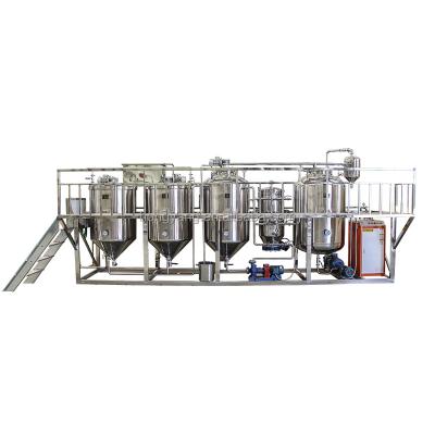 China Refinery Good Quality Full Palm Turkey Sunflower Industrial Edible Cooking Oil Refining Machine With Long Life for sale