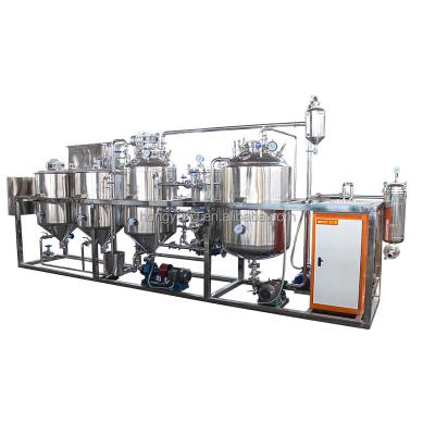 China Small Used Refinery Full Automatic Black Sesame Waste Palm Oil Refining Machine With Lowest Price for sale