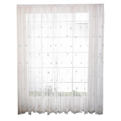 China Modern Hot Selling Sheer Textile Tulle Curtain In Sheer Horizontal Fabric Drapes for sale