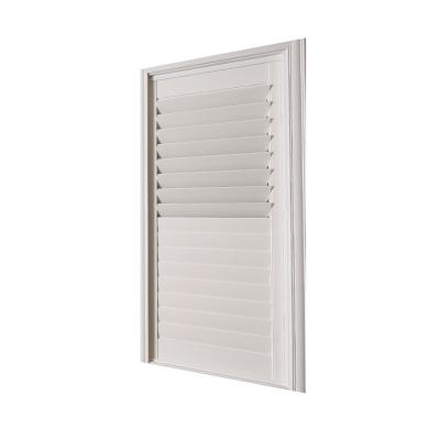 China Modern European American Style Aluminum Shutter Doors Folding Door Partition Breathable Plantation Shutters for sale