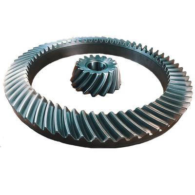 China Mine Antirust Hardware For Durable Wear Cone Crusher Spare Parts Bevel Gear And Pinion CH430/H3800 for sale