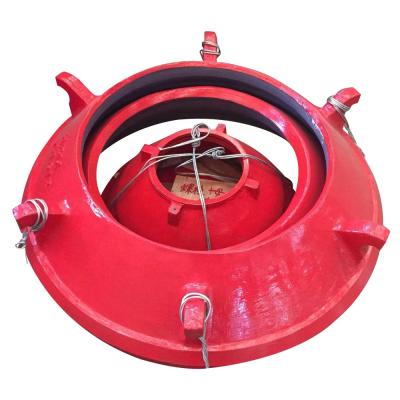 China Symons cone crusher 2021 manganese mantle high and concave of symons cone crusher spare parts for sale