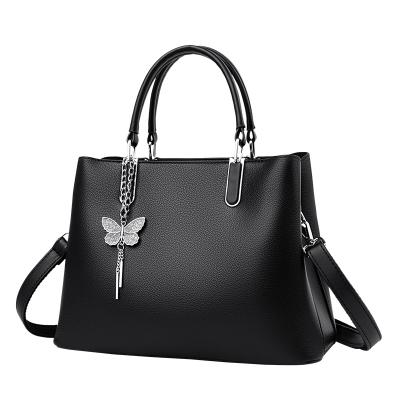 China Fashion Newest Hot Sale Lock Chain Shoulder Bags Elegant Female Square Bag PU Bags Women Handbags for sale