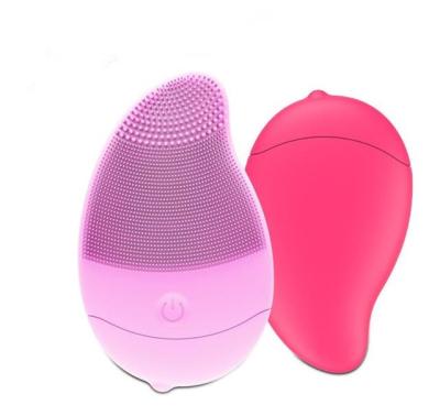 China Professional DEEP CLEANING Silicone Sonic Facial Cleaning Brush Electric Vibration 1 buyer for sale