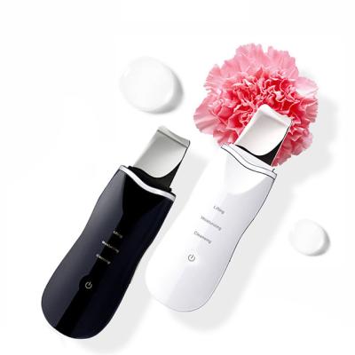 China Battery Powered Skin Spatula Skin Care Beauty Massager Private Label High Frequency DEEP CLEANSING Facial Magic Wand for sale