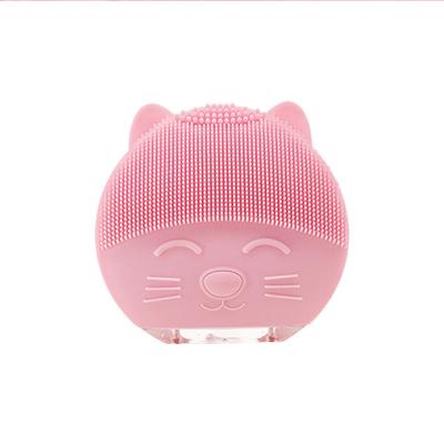 China Acne Treatment Beauty Care Products 5V USB Rechargeable 5 Speeds Sucking Electric Silicone Facial Massager Cleaning Brush for sale