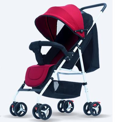 China Amazing Hot Selling Oxford Can Board Flat Portable Folding Baby Stroller for sale