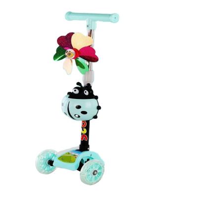 China Adjustable Child 3 Wheel Kids Scooter Scooter With Lighting Wheels Plastic Scooter For Kid for sale