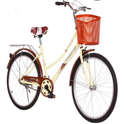 China Classic Chinese Cheap Steel Bike Lady Street Bike City Street Bike For Lady for sale