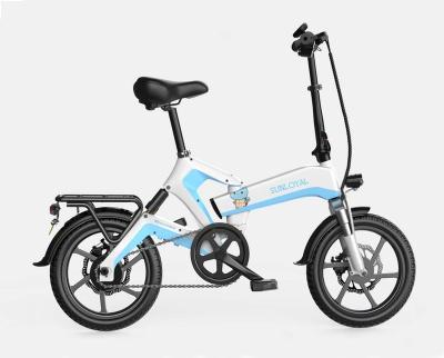 China FOLDING SL-E-F1760 MAGNESIUM ALLOY FRAME Mini Folding Electric Bike 48V 10AH MAGNESIUM ALLOY FRAME Magnesium Alloy 16