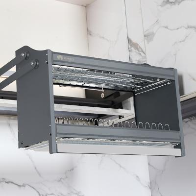 China China Factory Kitchen Accessories Modern Auto Lift Basket Rack Electric Lift Shelf for sale