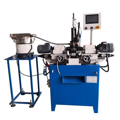 China XS-30AC pneumatic double head tube chamfering machine precision PLC control for sale