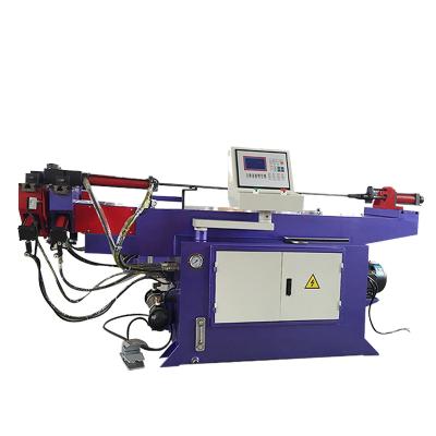 China SB-38NC hydraulic single-head pipe bending machine, automatic storage elbow plc control the pedal switch has an emergency stop for sale