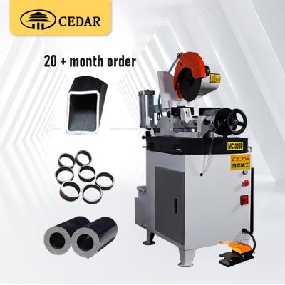 China MC-325B pneumatic metal pipe cutting machine iron pipe cutting machine without burr for sale