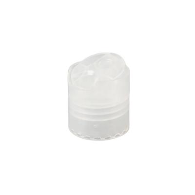 China Clear White Plastic Closure 20/410, 24/410 Bottle Disc Stock Refillable Products Press Top Cap for sale