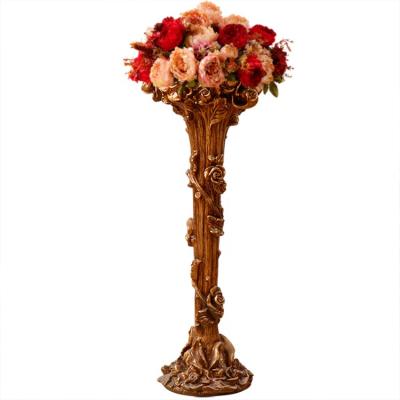 China American Style Rose Wedding Table Centerpieces antique for flower stand flower base pillar and wedding decorations for sale