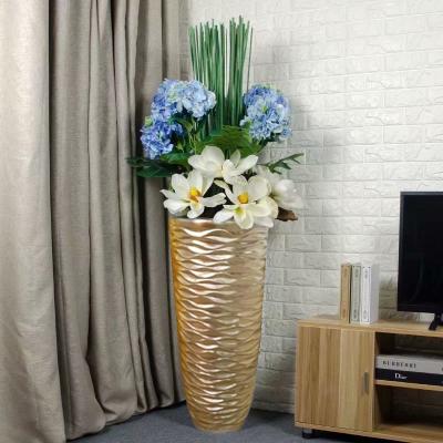 China Modern Gold Modern Vase Flower Home Decor For Wedding Occasion for sale