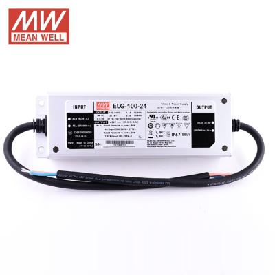 China ORIGINAL Meanwell ELG-100-24 96W 24V/4A IP67 AC-DC 100W LED POWER SUPPLY ELG-100-24 for sale