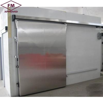 China Customizable size Meat chicken storage sandwitch panel sliding blast freezer cold room door for sale