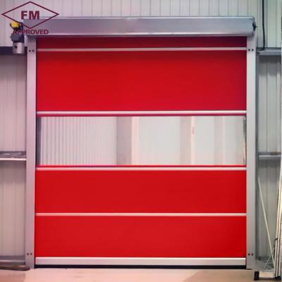 China Especially Thermal Insulation Thick Pvc Fast Rolling Door Pvc Rapid Roller sliding roll door for cold room for sale