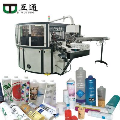 China Factory Wutung 3-6 Color Printer Silk Screen Printing Kit Automatic UV Curing Machine For Tube Jar Plastic Pen Cosmetics Centrifugal Cap for sale