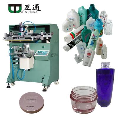 China Factory Wutung Multi Color Printer Automatic UV Silk Screen Printing Kit Machine For Milk Bottle Jar Glass Tube Cup Plastic Cartridge for sale